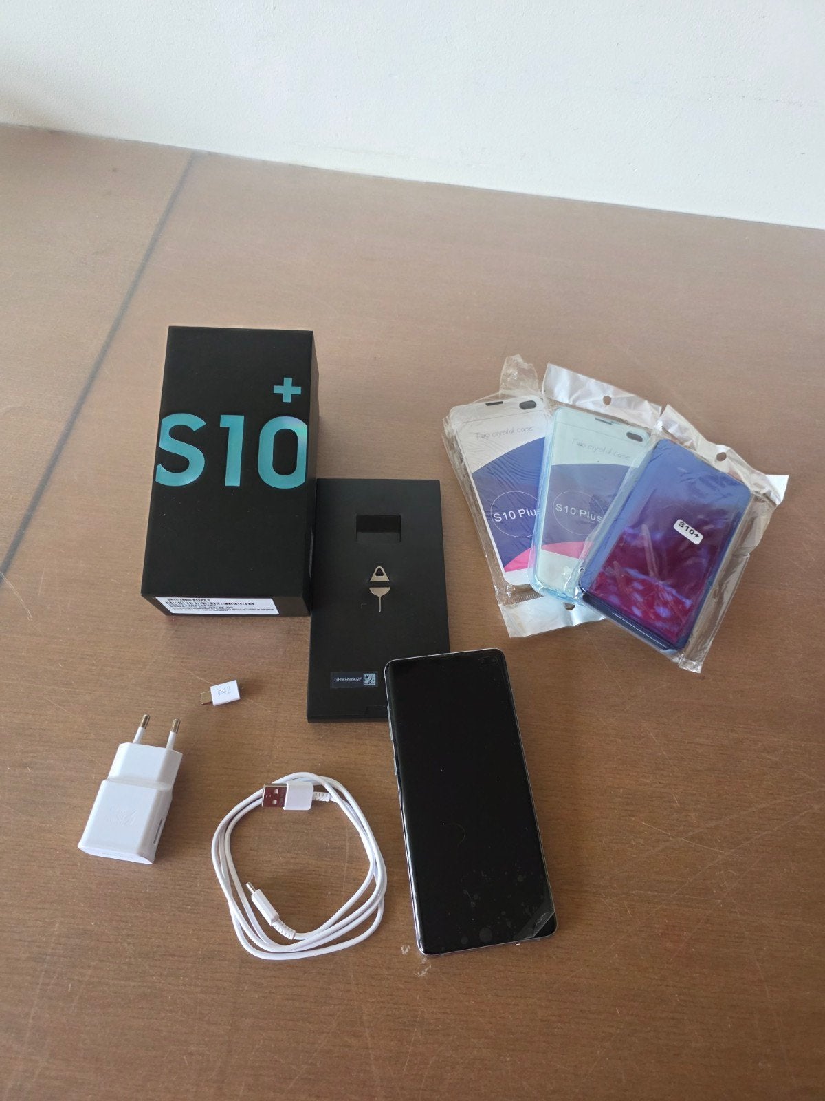 Samsung Galaxy S10+ met accessoires en hoesjes, Telecommunicatie, Mobiele telefoons | Samsung, Ophalen, Gebruikt, Overige kleuren