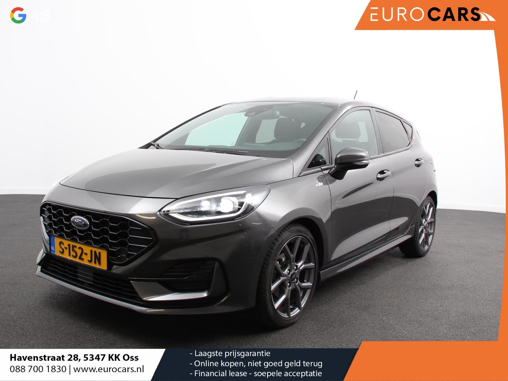 Ford Fiesta 1.0 EcoBoost Hybrid 136pk ST-Line X Automaat B&O, Auto's, Ford, Euro 6, Automatische klimaatregeling, Bedrijf, 19 km/l