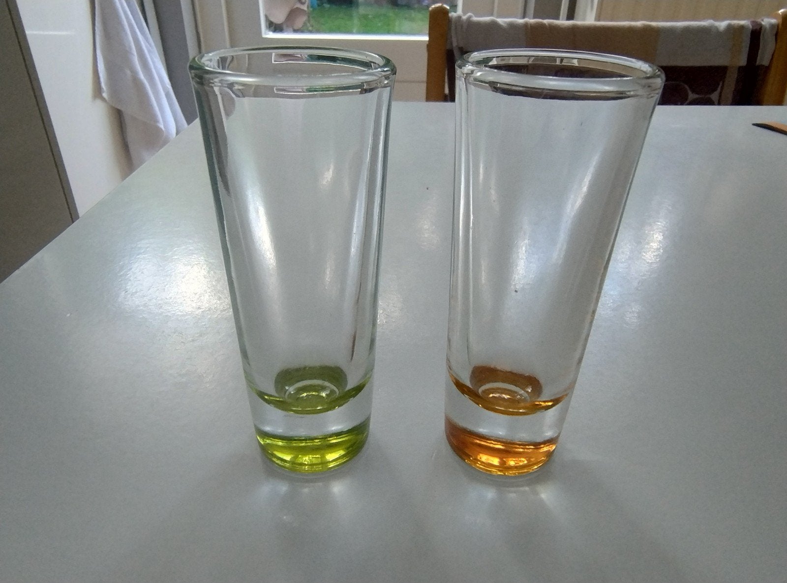 2 Vintage Libbey/Crisa shot glazen, Verzamelen, Ophalen of Verzenden, Huis en Inrichting