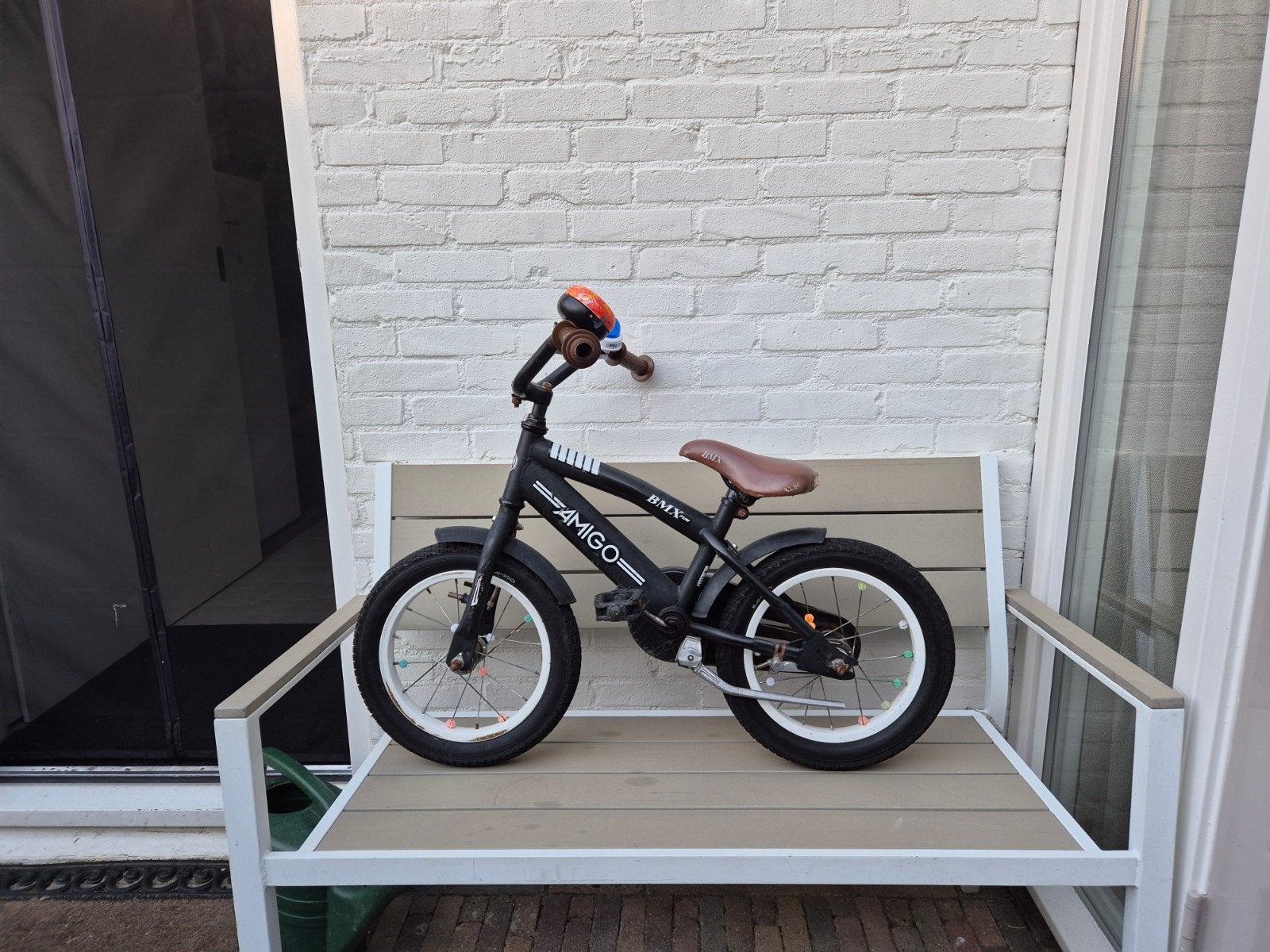 12 inch trappersfietsje, Fietsen en Brommers, Fietsen | Kinderfietsjes, Ophalen, Gebruikt, Overige merken