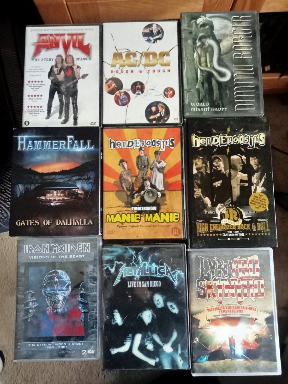 Metal / Hardrock / Hip Hop DVD's in perfecte staat, Cd's en Dvd's, Dvd's | Muziek en Concerten, Alle leeftijden, Ophalen of Verzenden
