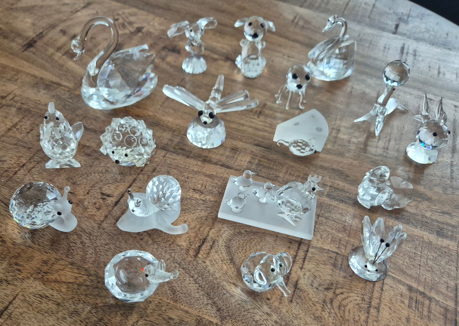 kristal beeldjes (18 stuks) Zillertaler Kristalfiguren met c, Ophalen of Verzenden