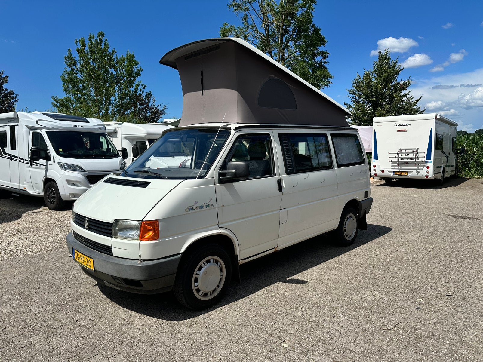VW T4 California 4 persoons, Standaard zit, Volkswagen, Kluisje, Bedrijf