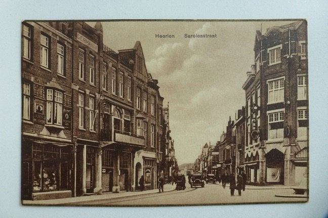 1928 HEERLEN Saroleastraat, Ophalen, 1920 tot 1940, Gelopen, Limburg