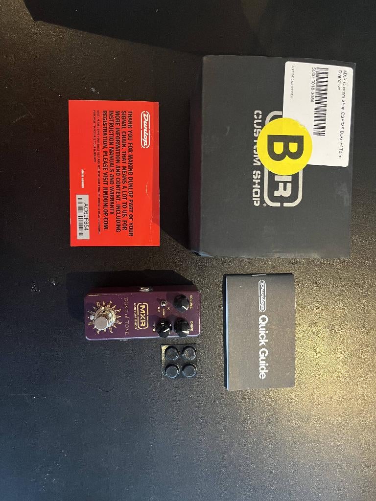 MXR Custom Shop Duke of Tone Overdrive, Muziek en Instrumenten, Ophalen of Verzenden, Zo goed als nieuw, Distortion, Overdrive of Fuzz