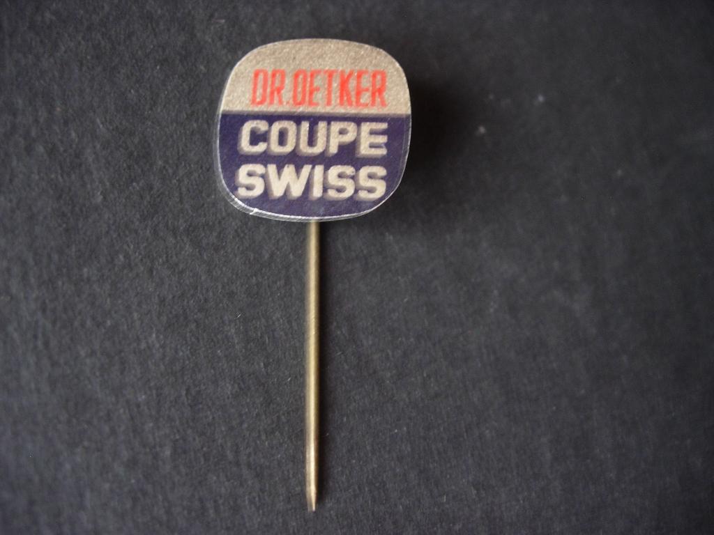 Speldje van Dr. Oetker (Coupe Swiss), Verzenden, Zo goed als nieuw, Merk, Speldje of Pin