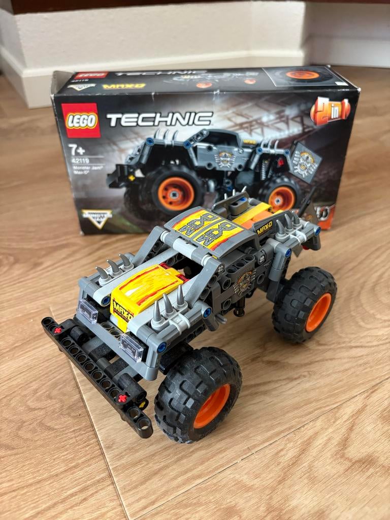 Lego Technic Monster Jam Max-D 42119, Gebruikt, Lego, Ophalen of Verzenden, Complete set
