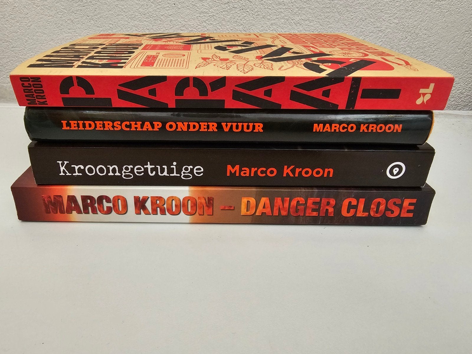 Marco Kroon Boekenpakket Paraat, Leiderschap, Kroongetuige,, Boeken, Ophalen of Verzenden, Gelezen, Marco Kroon