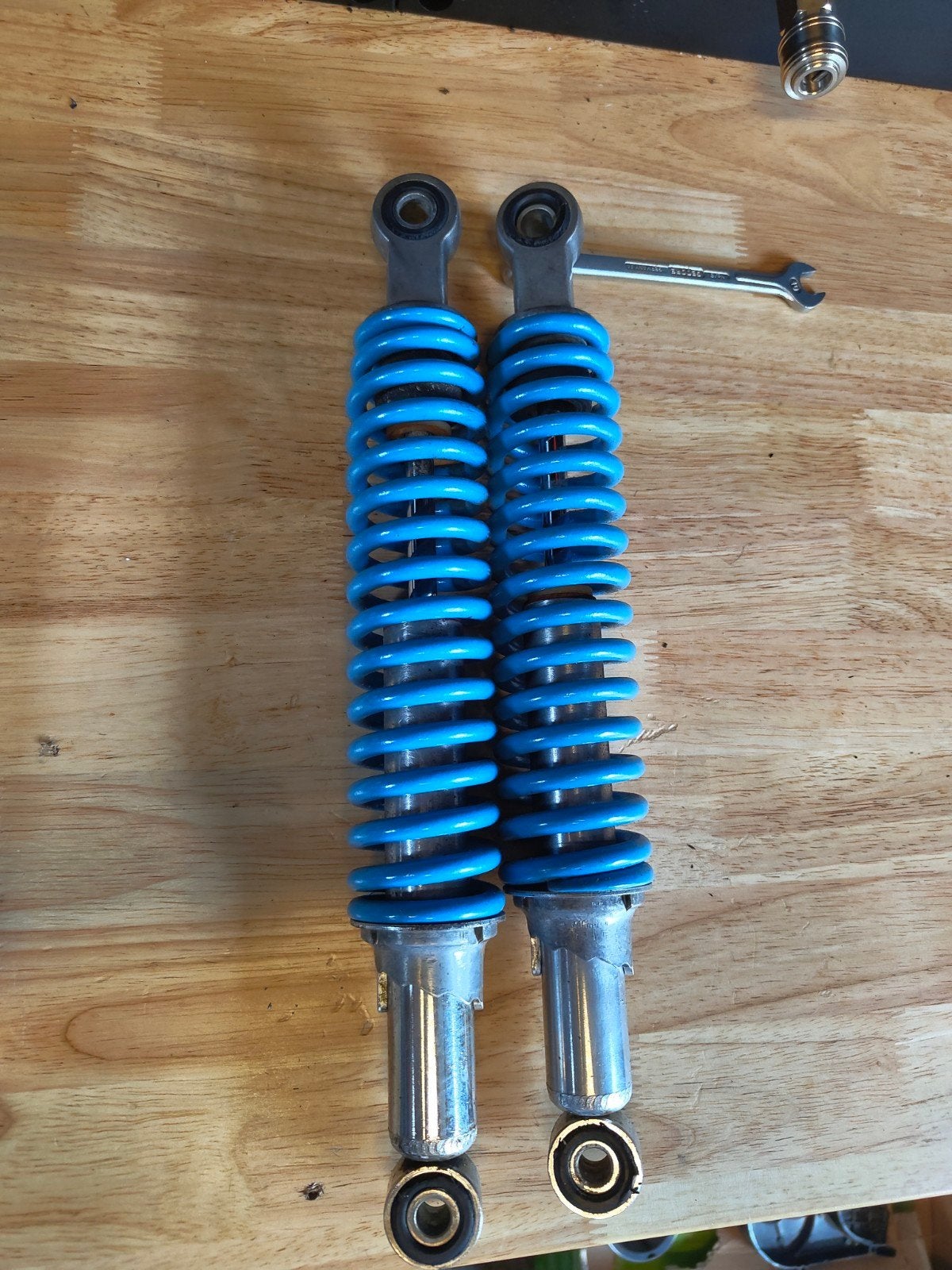 Orginele blauwe schokdempers Honda MT, Ophalen of Verzenden, Zo goed als nieuw