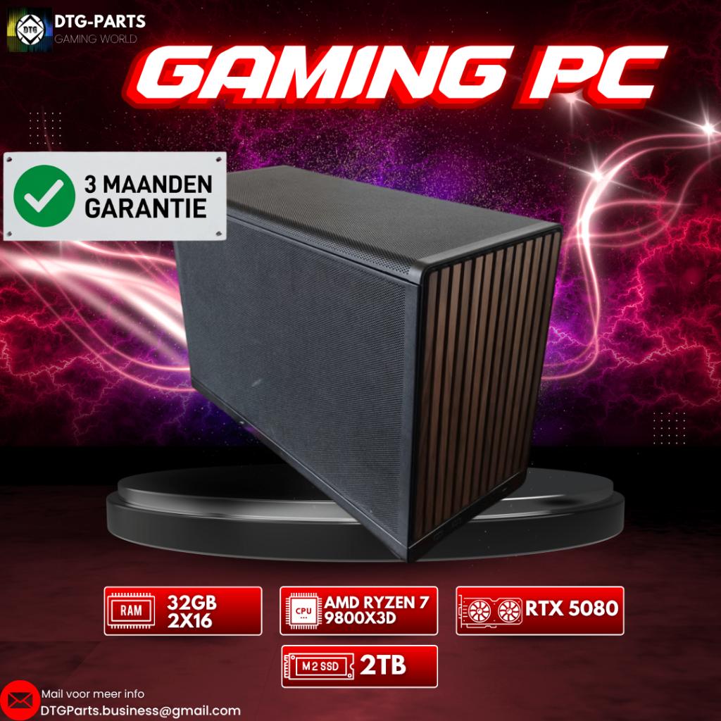 Gaming PC // RTX 5080 & AMD 7 9800X3D & 2TB 9100 Pro, AMD Ryzen 7 9800X3D, 7604 HM, 32 GB, DTGParts.Business@gmail.com