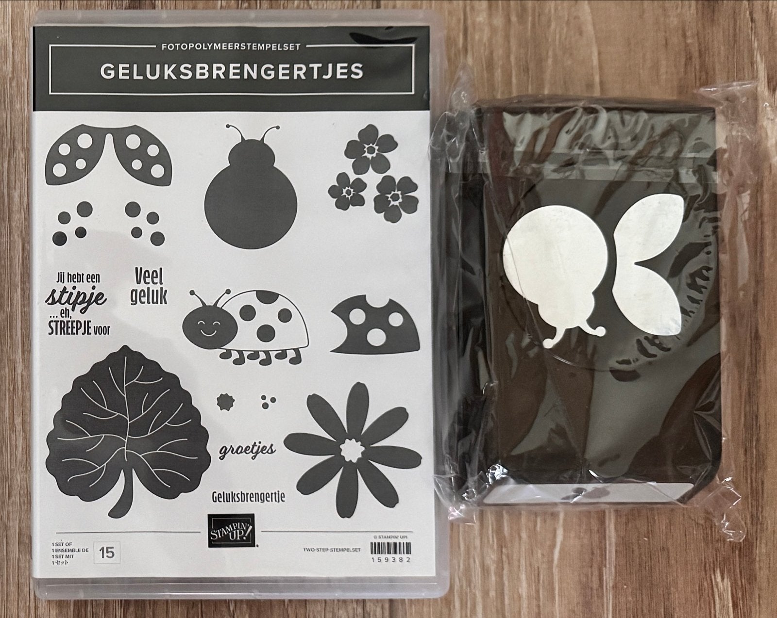 Stampin' Up! Stempels en Pons Geluksbrengertjes, Verzenden, Zo goed als nieuw, Clearstamp