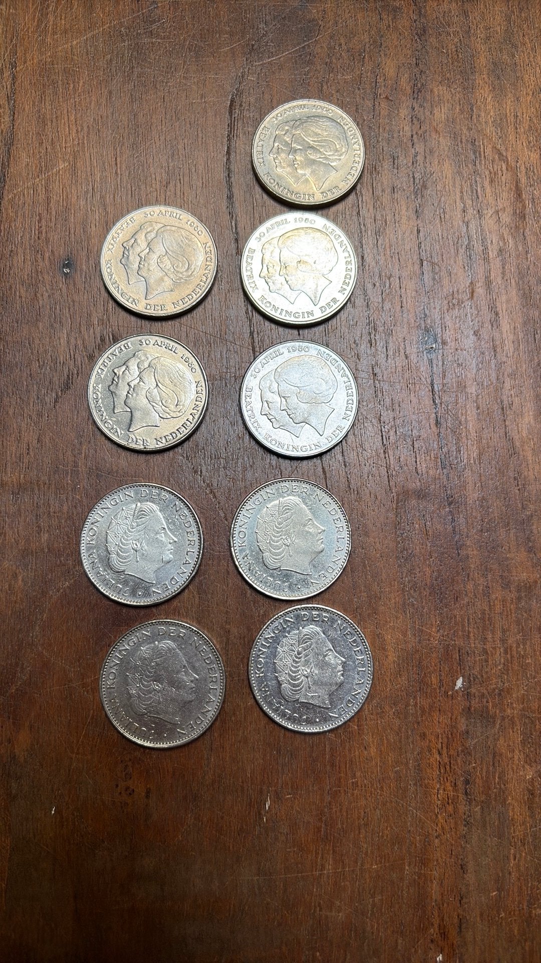 Verzameling van 9 Nederlandse 2.5 gulden, Ophalen of Verzenden, Koningin Juliana, 2½ gulden