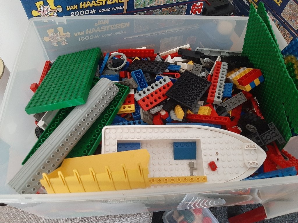 LEGO Technisch en basis  meerdere poppetjes GEBRUIKT CA 7KG, Ophalen, Gebruikt, Lego