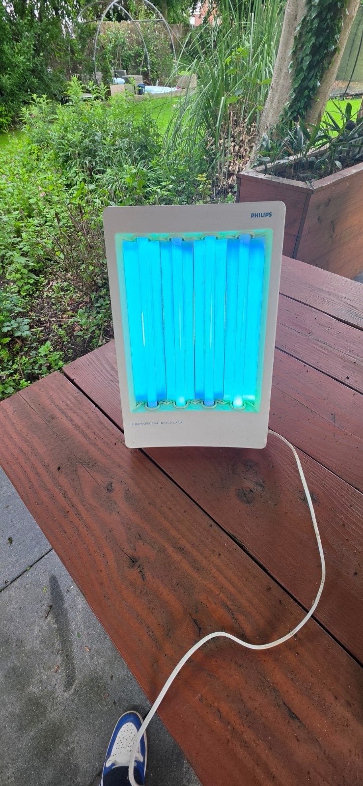 Philips Gezichtsbruiner HB 170/A - Home Solaria, Ophalen of Verzenden, Gebruikt, Gezichtsbruiner, Minder dan 10 lampen