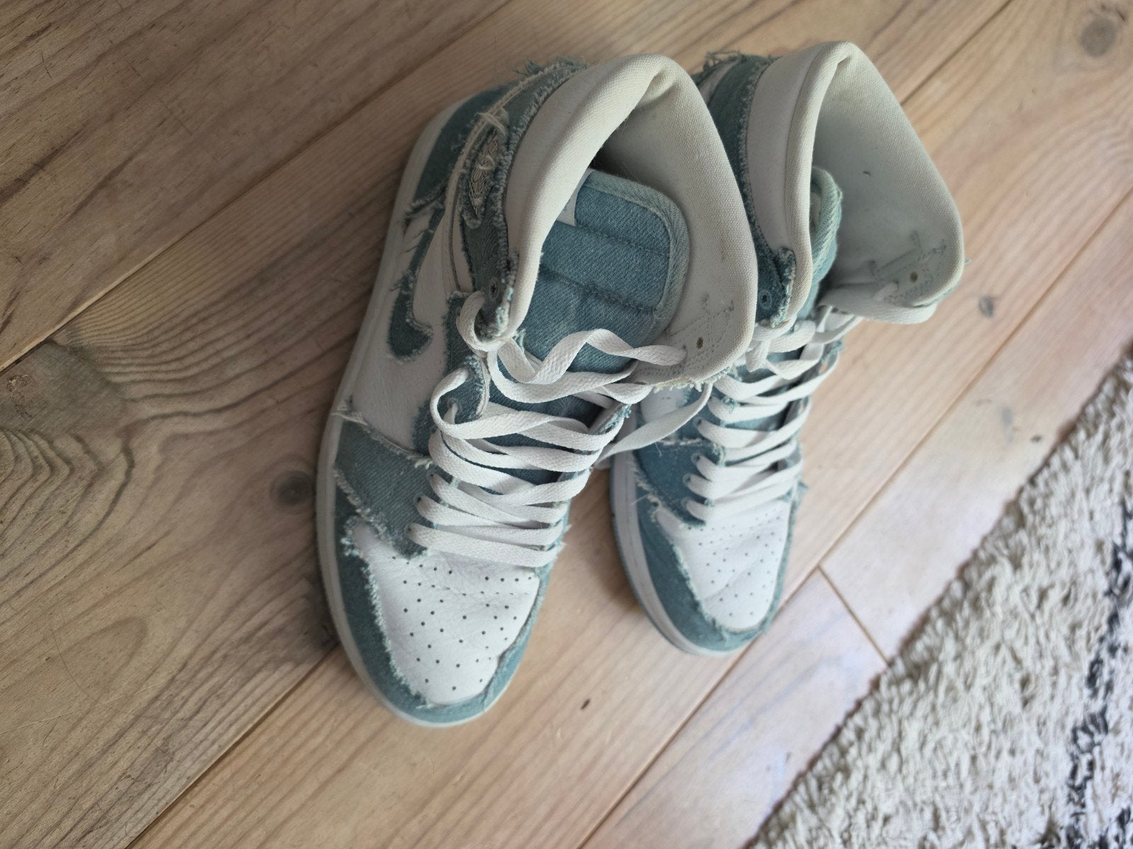 Nike Air Jordan 1 High OG Denim - Maat 41, Blauw, Nike, Ophalen of Verzenden, Sneakers of Gympen