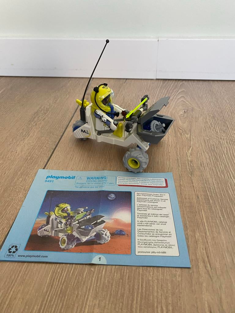 Playmobil 9491 Mars Rover met astronaut, Kinderen en Baby's, Speelgoed | Playmobil, Ophalen of Verzenden, Gebruikt, Complete set