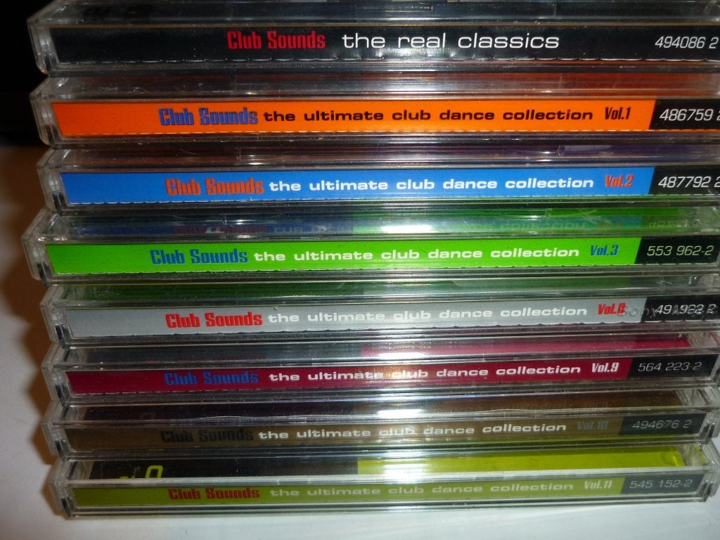 Club Sounds 2 cd's vol: 1,2,3,8,9,10,11 en the real classics, Verzenden, Gebruikt, Dance Populair