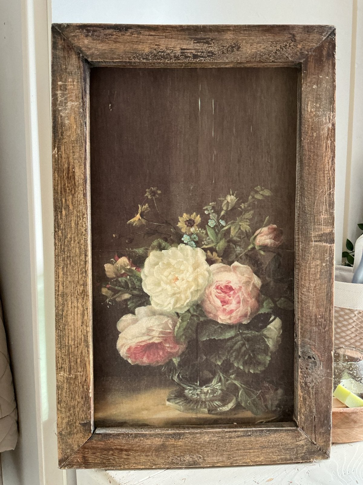 Schilderij met pioenroos, Ophalen, Overige stijlen, Bloemen