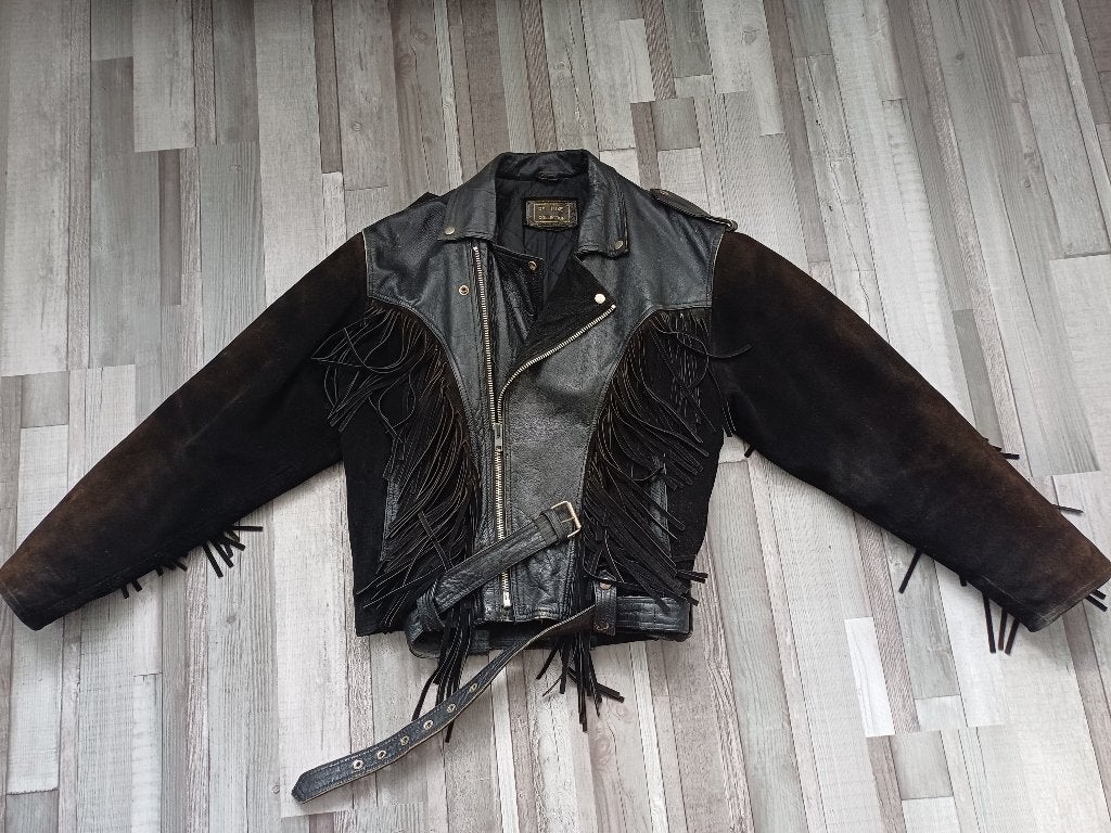 stoer lederen herenjas, Ophalen of Verzenden, Zo goed als nieuw, Maat 56/58 (XL), Zwart