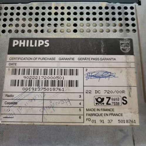 Philips Autoradio Cassette Recorder, Ophalen of Verzenden