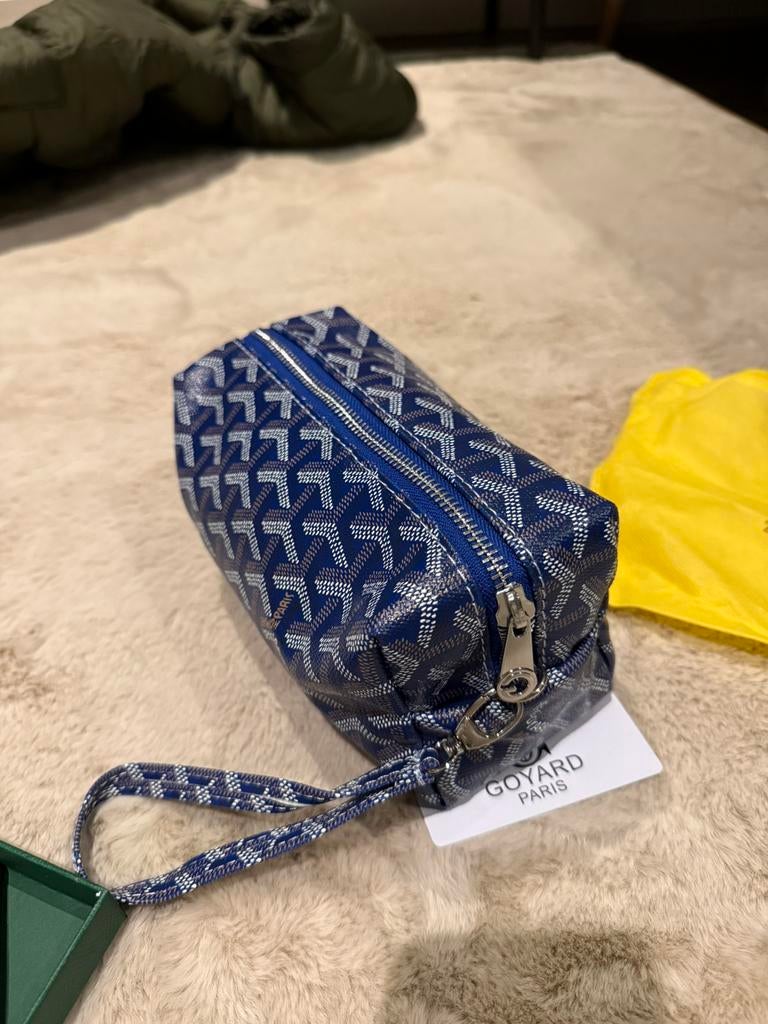 Goyard toilettas (nieuw met prijskaartje), Sieraden, Tassen en Uiterlijk, Toilettassen, Ophalen of Verzenden, Nieuw, Blauw, Heer of Dame