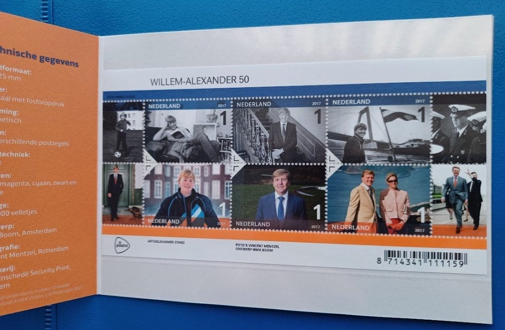 Postzegelmapje 558 - Willem-Alexander 50, Ophalen of Verzenden, Na 1940, Postfris
