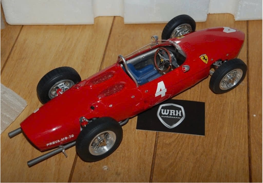 1:12 FERRARI F1 156 SHARKNOSE #4 CMC C-007 LTD 500 PCS WRH, Hobby en Vrije tijd, Modelauto's | 1:5 tot 1:12, Verzenden, Zo goed als nieuw