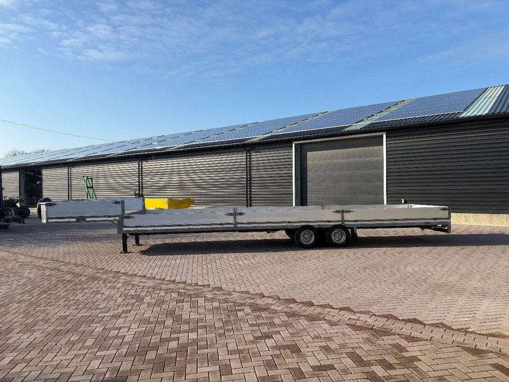 VELDHUIZEN be oplegger semi dieplader BREED 240 CM 9.7 ton (, Overige brandstoffen, Origineel Nederlands, Bedrijf, Aanhangers en Opleggers