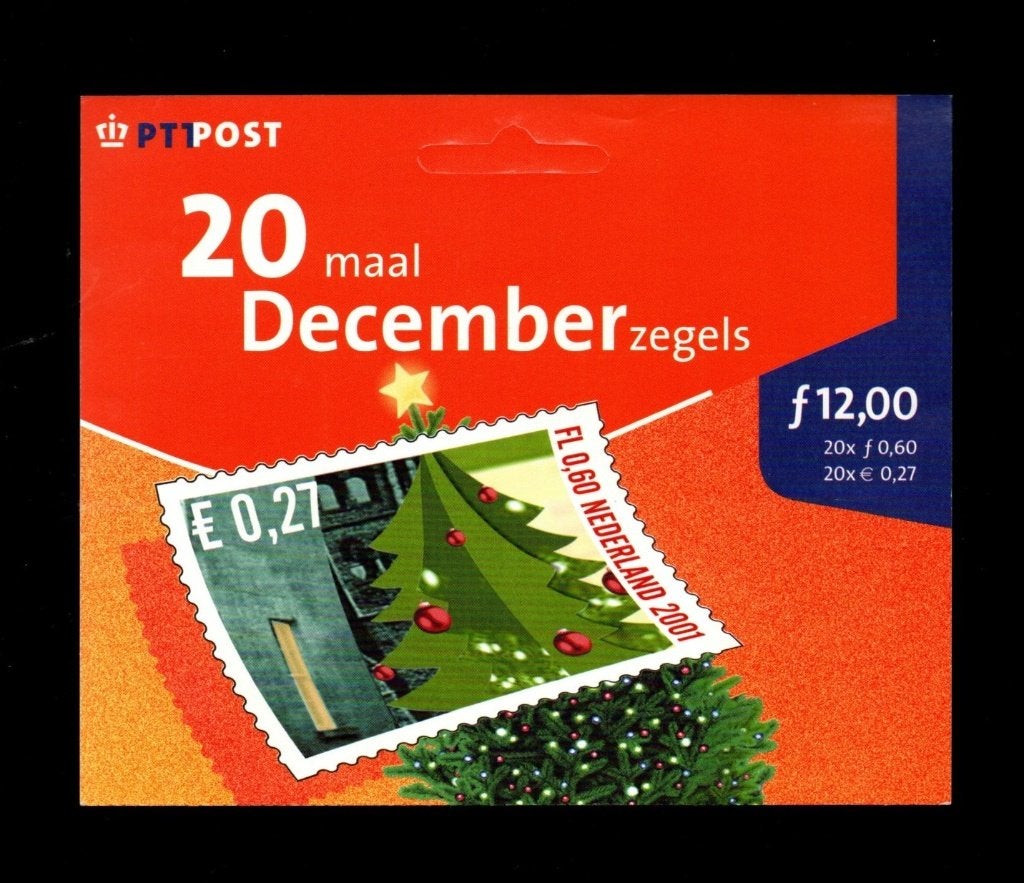 Velletje Kerstzegels 2001  frankeergeldig, Postzegels en Munten, Ophalen of Verzenden