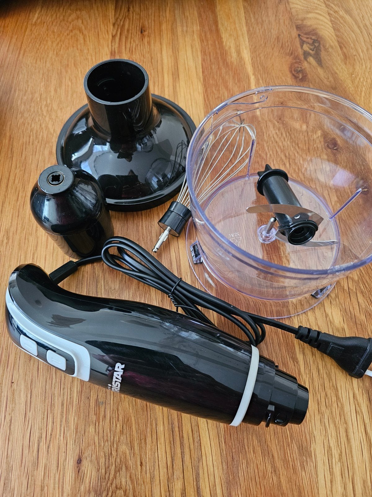 Tristar Staafmixer Set - Zwart, Compleet NIEUW, Minder dan 1 liter, Ophalen of Verzenden, Nieuw, 2 snelheden