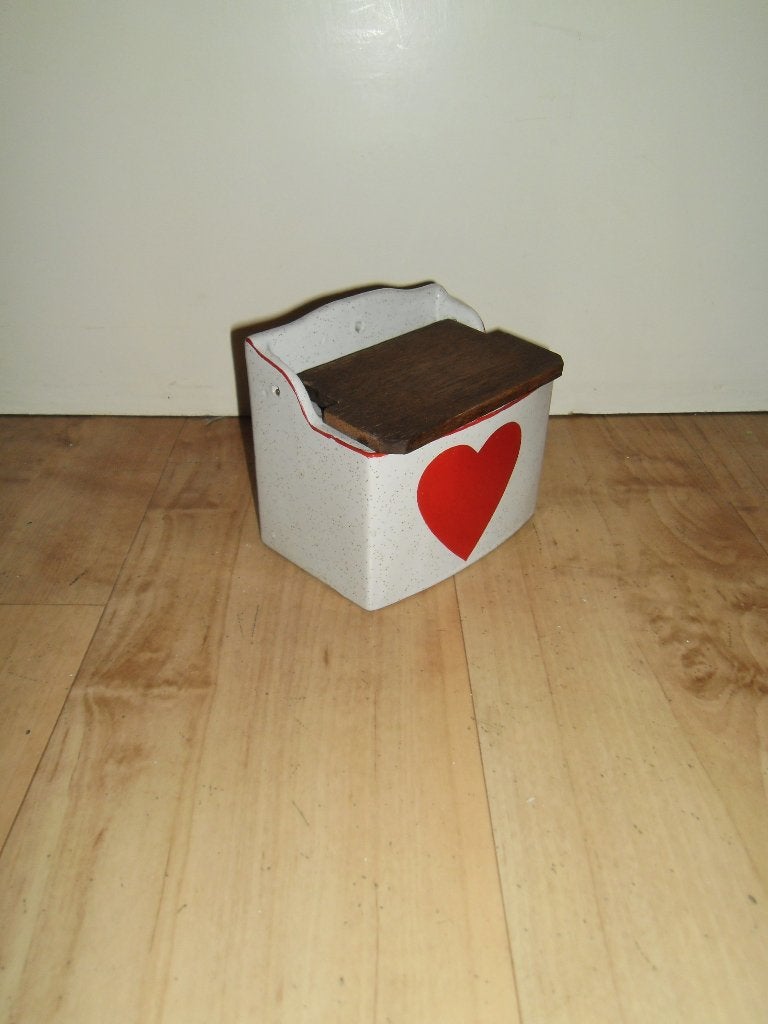 Oude zoutpot, vintage,hangend of staand,gaaf, Ophalen of Verzenden