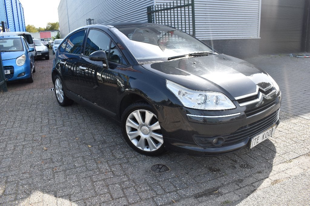 Citroën C4 2.0 16V AUTOMAAT NIEUWE APK, 4 cilinders, Zwart, Origineel Nederlands, Bedrijf