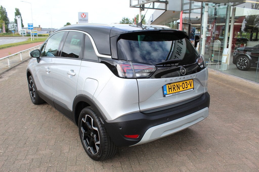 Opel Crossland 1.2-110pk Turbo 'Elegance'. Mooie en luxe hoo, Auto's, Opel, 12 maanden, Gebruikt, Zwart, 1199 cc