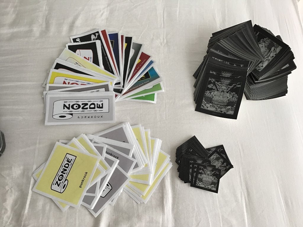 Band stickers, Ophalen, Nieuw, Meerdere stickers