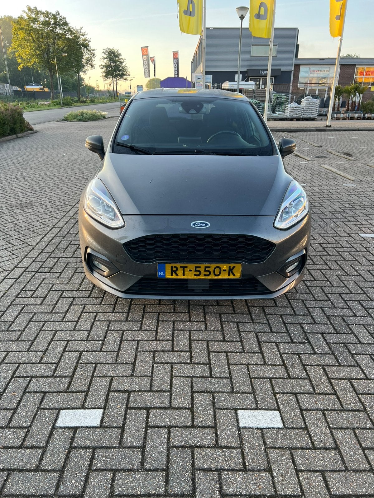 Ford Fiësta 1.0 Ecoboost 100pk 5dr 2018 Grijs, Auto's, Voorwielaandrijving, 1063 kg, Origineel Nederlands, Handgeschakeld