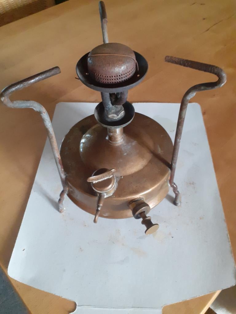 Buflam no. 2 kampeertoestel vintage 1950 €35, Caravans en Kamperen, Kampeeraccessoires, Ophalen of Verzenden, Gebruikt