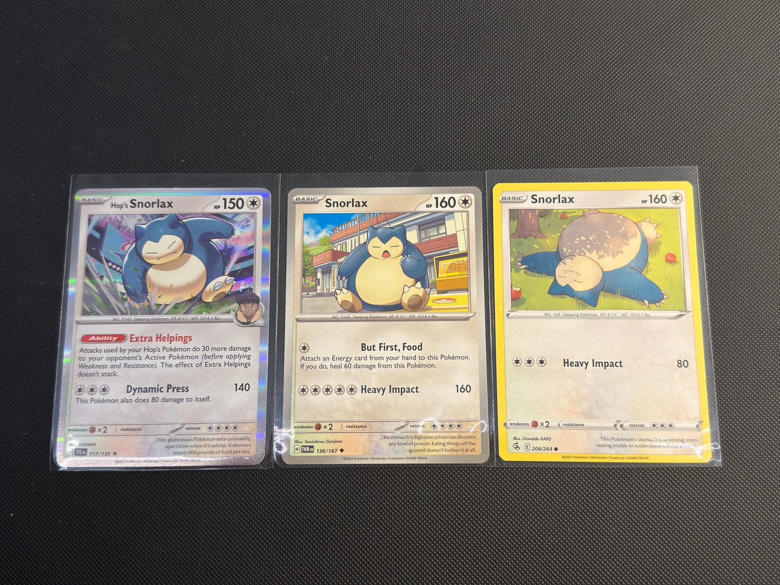 Setje snorlax kaarten, Ophalen of Verzenden, Zo goed als nieuw, Meerdere kaarten