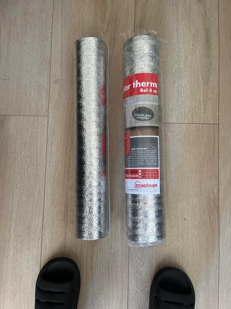Radiatorfolie isolatie 6-7m - Maclean, Doe-het-zelf en Verbouw, Isolatie en Afdichting, Minder dan 4 cm, Overige materialen, Nieuw
