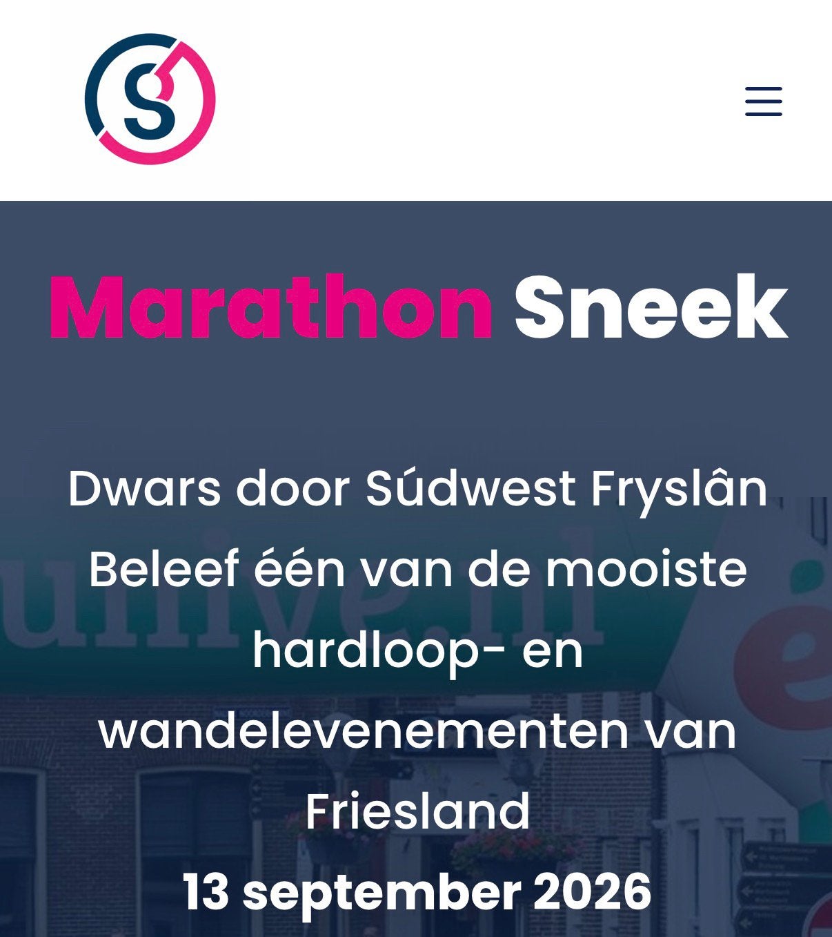 Startbewijs halve marathon Sneek, Tickets en Kaartjes, Eén persoon, Overige soorten