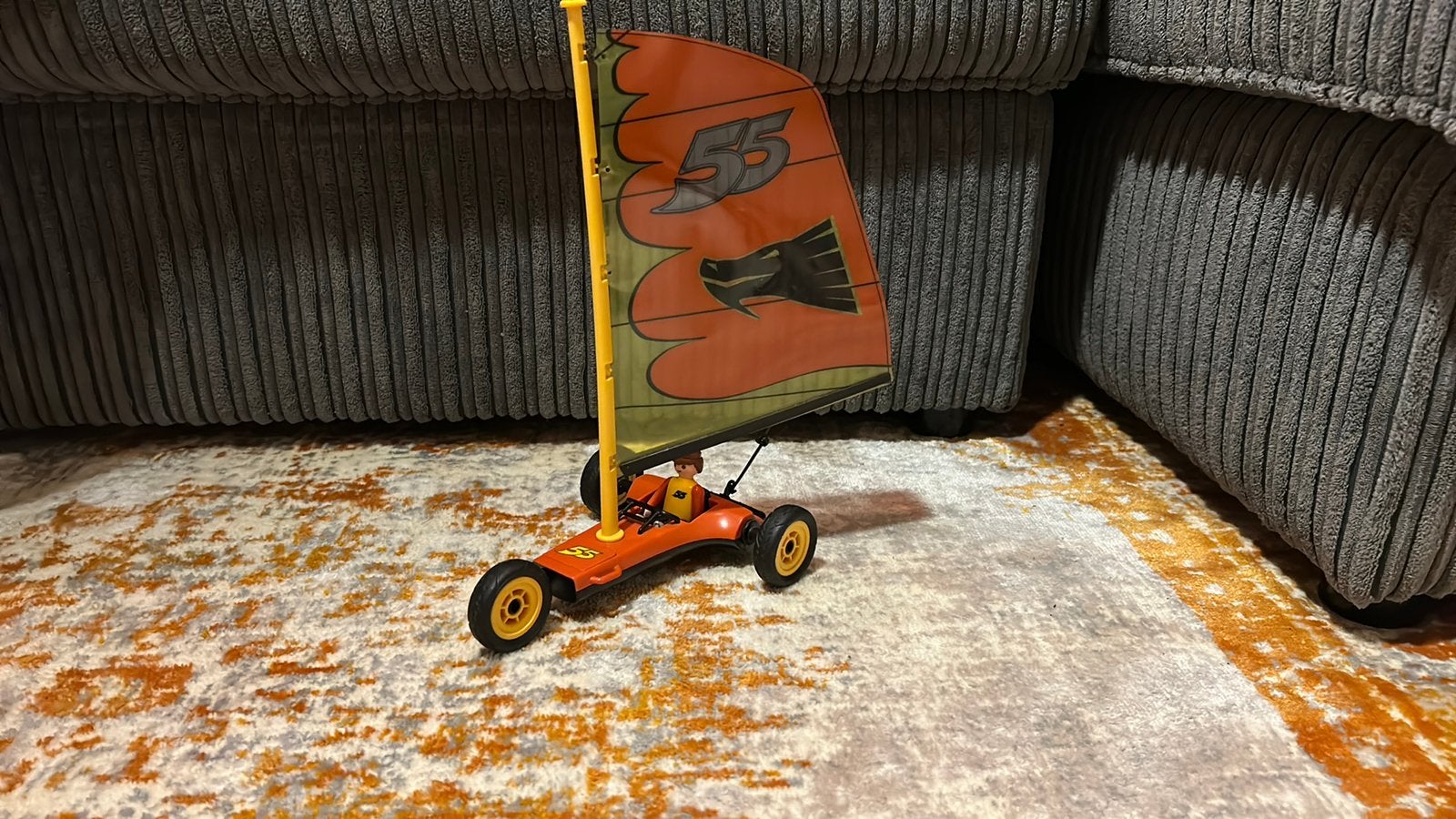 Playmobil zeilboot op wielen, Ophalen, Gebruikt, Boot/Schip