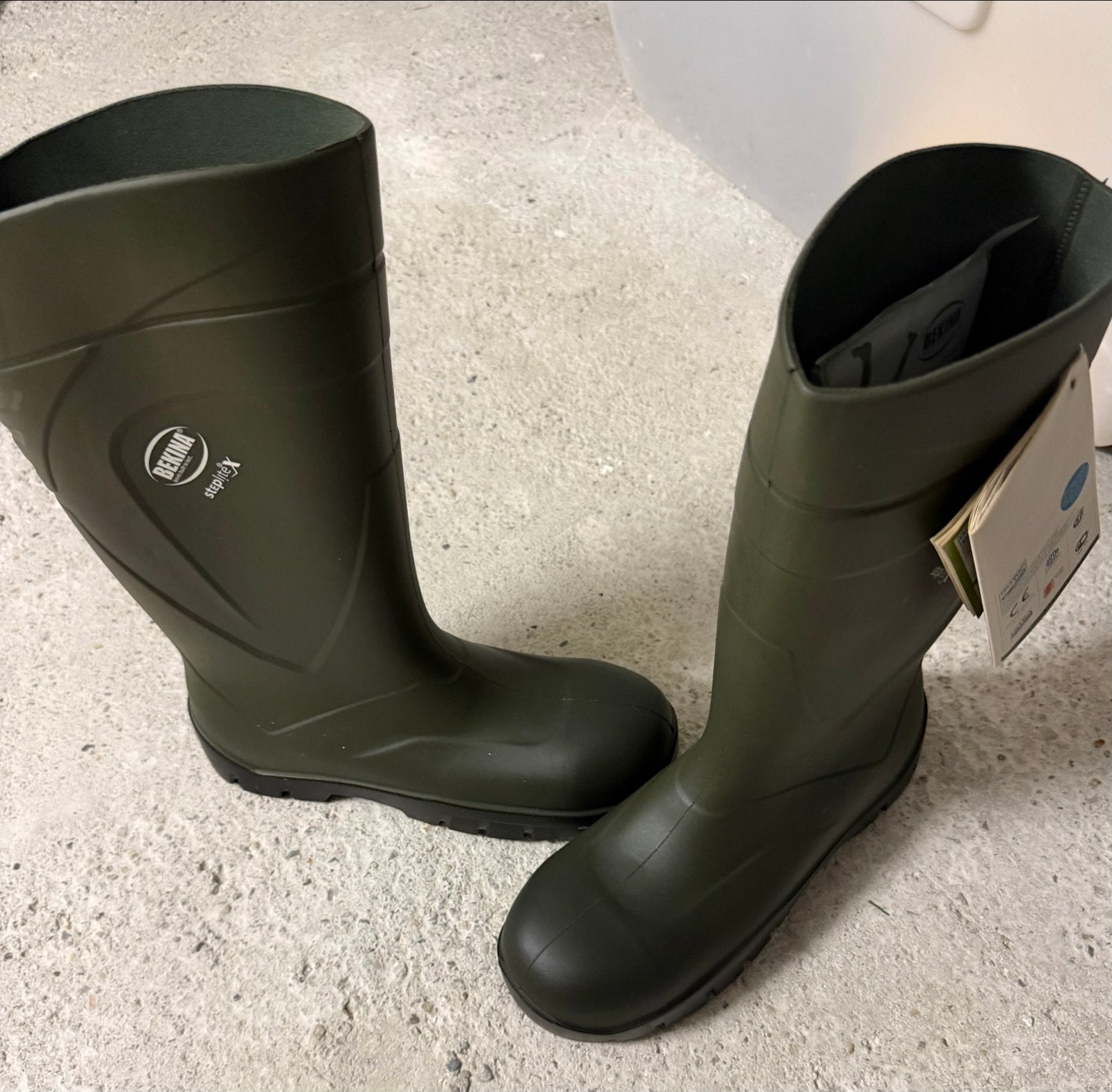 Bekina StepliteX Werklaarzen (nieuw) - Maten 44 & 45, Tuin en Terras, Werkkleding, Ophalen, Nieuw, Heren, Laarzen