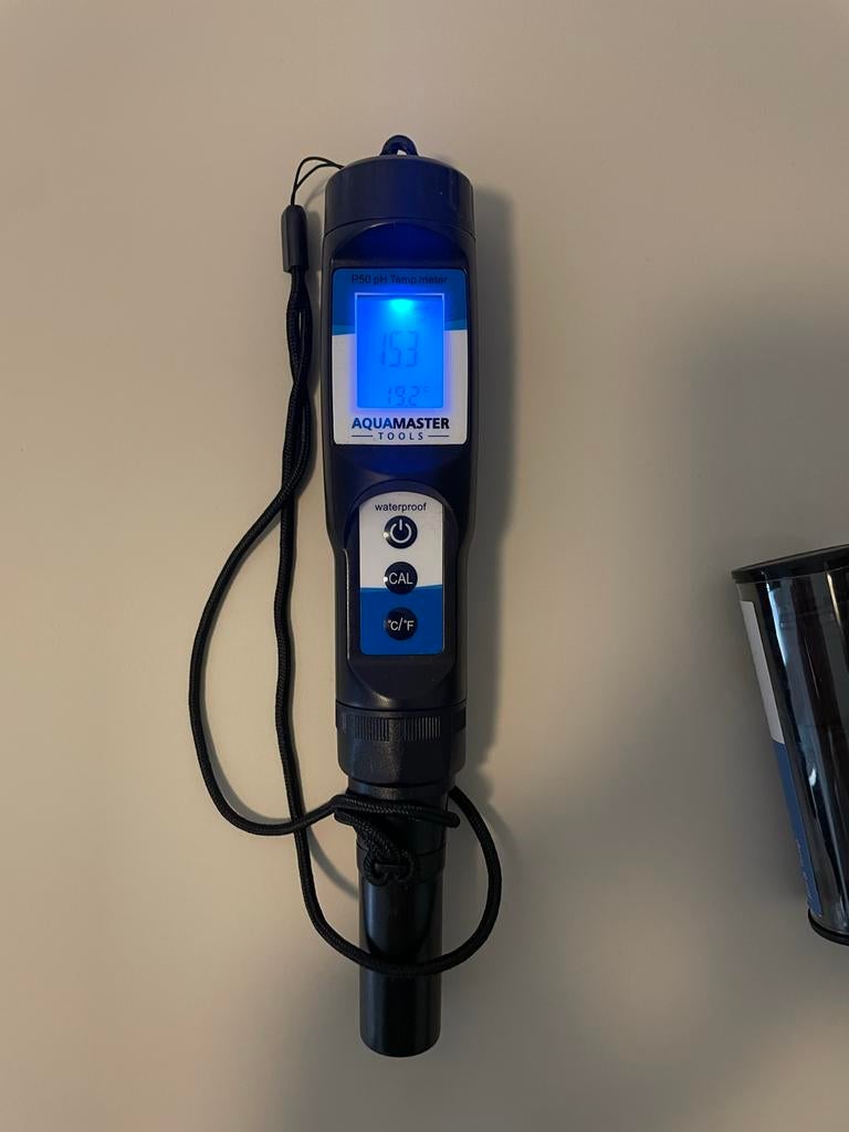 AquaMaster P50 pH/Temp meter met nieuwe electrode en vloeist, Ophalen of Verzenden, Zo goed als nieuw
