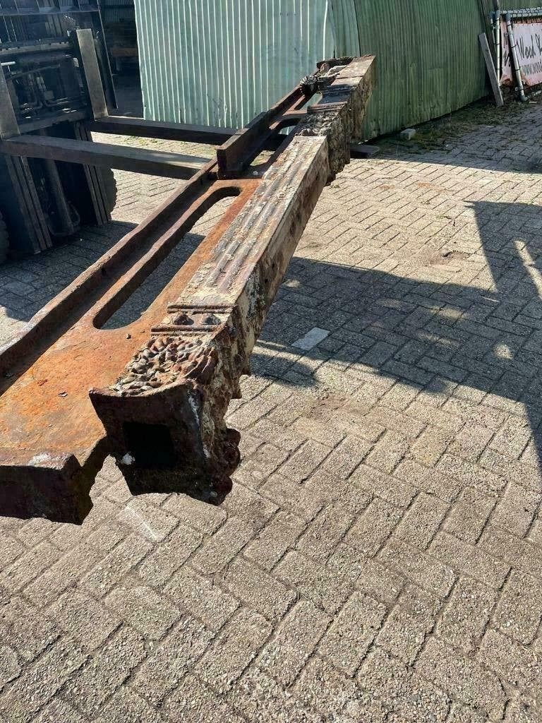 ANTIEKE PILAAR GIETIJZER 120 JAAR OUD! UNIEK!, Ophalen of Verzenden, Gebruikt