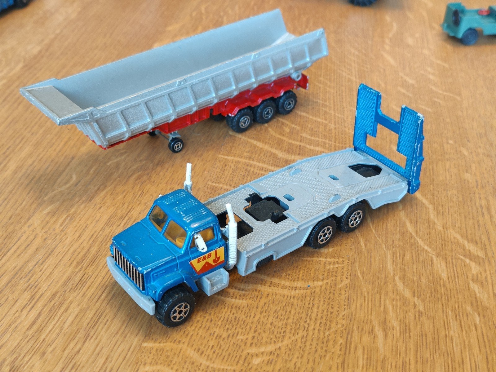 Majorette Car Transporter en Trailer, Ophalen of Verzenden