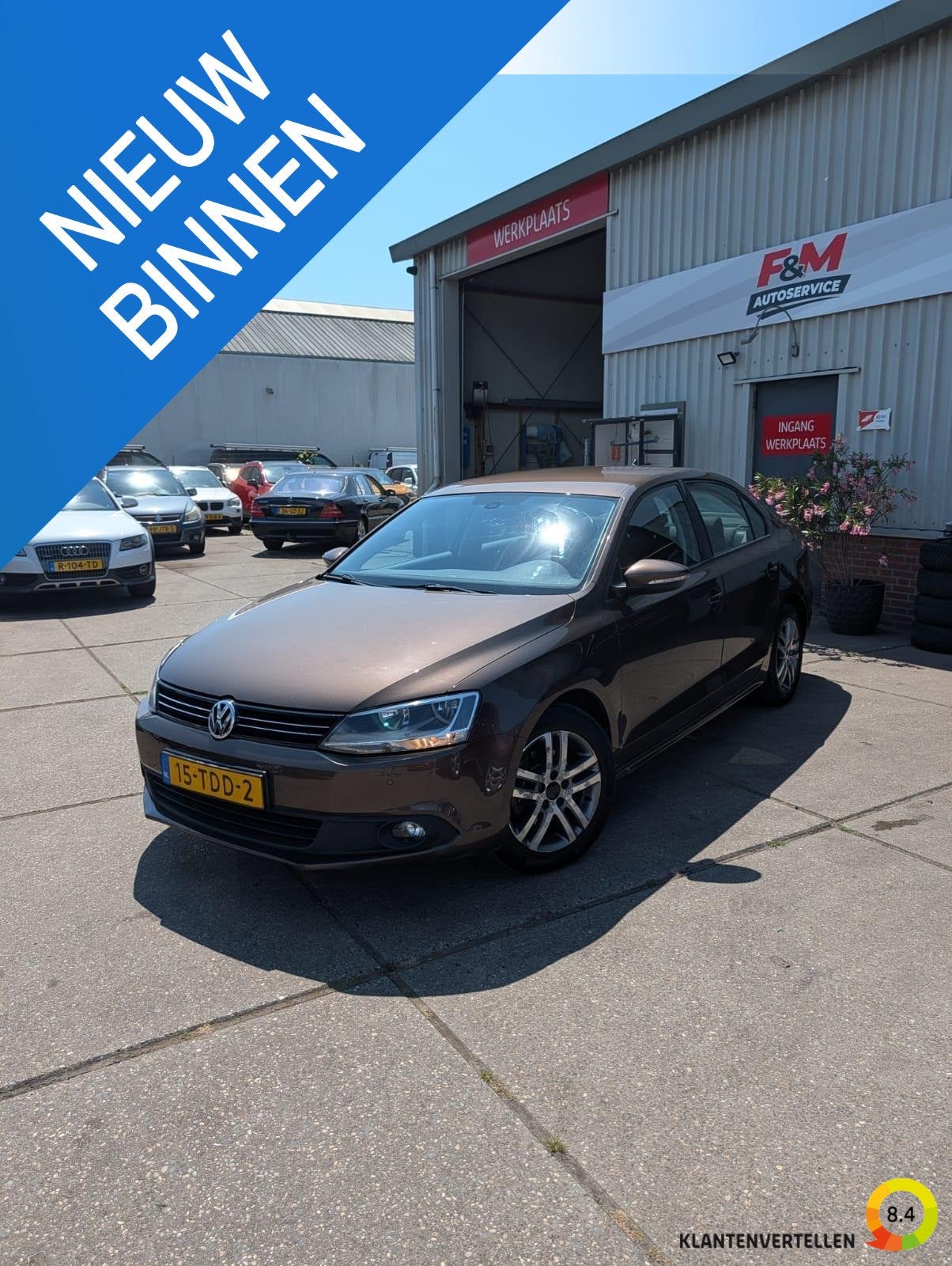 Volkswagen Jetta 1.2 TSI Comfortline Clima, cruise, navi, tr, Voorwielaandrijving, Euro 5, Stof, Gebruikt