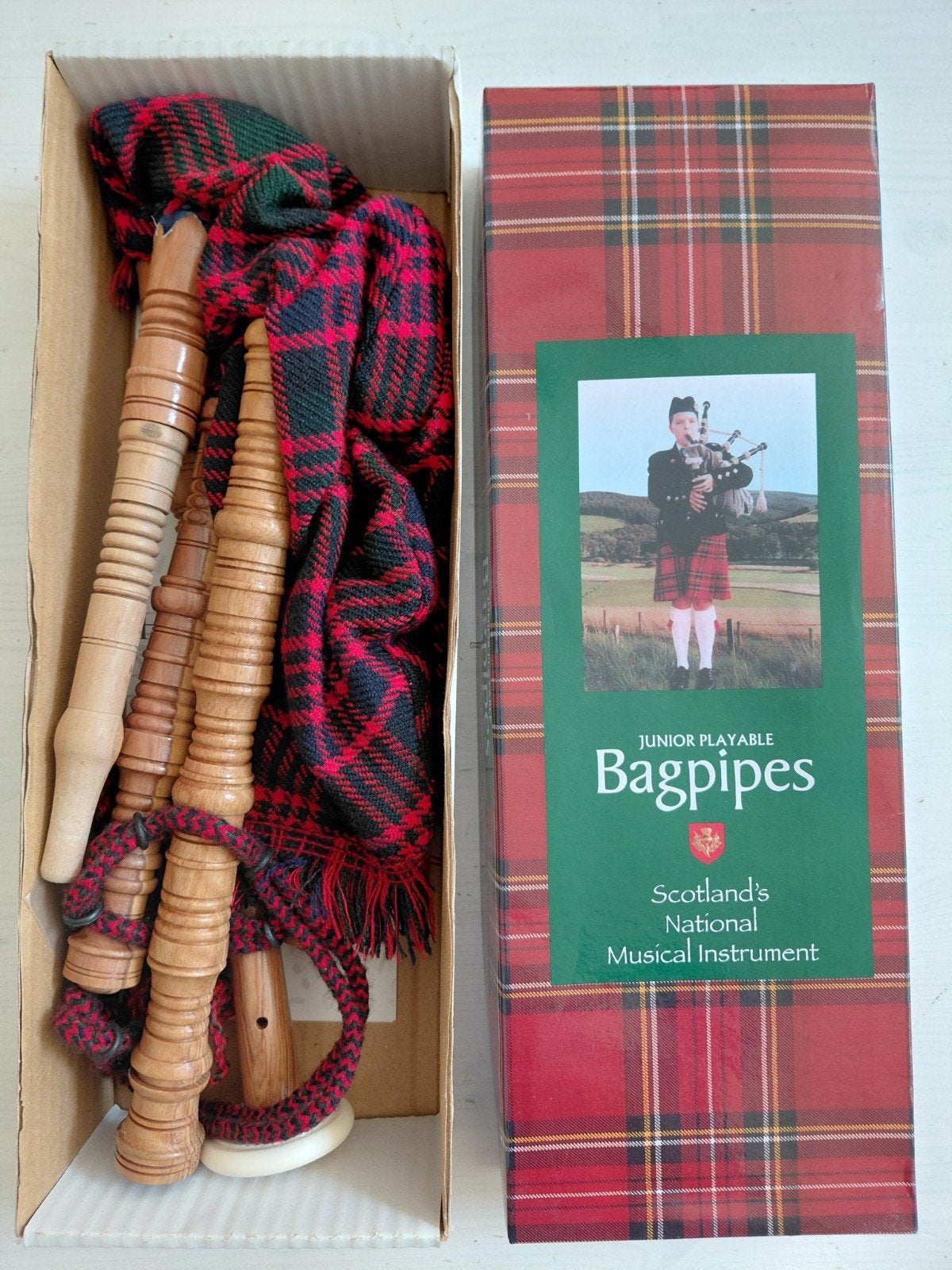 Mini Highland Doedelzak - Junior Speelbaar, Ophalen of Verzenden, Zo goed als nieuw, Houtblazer