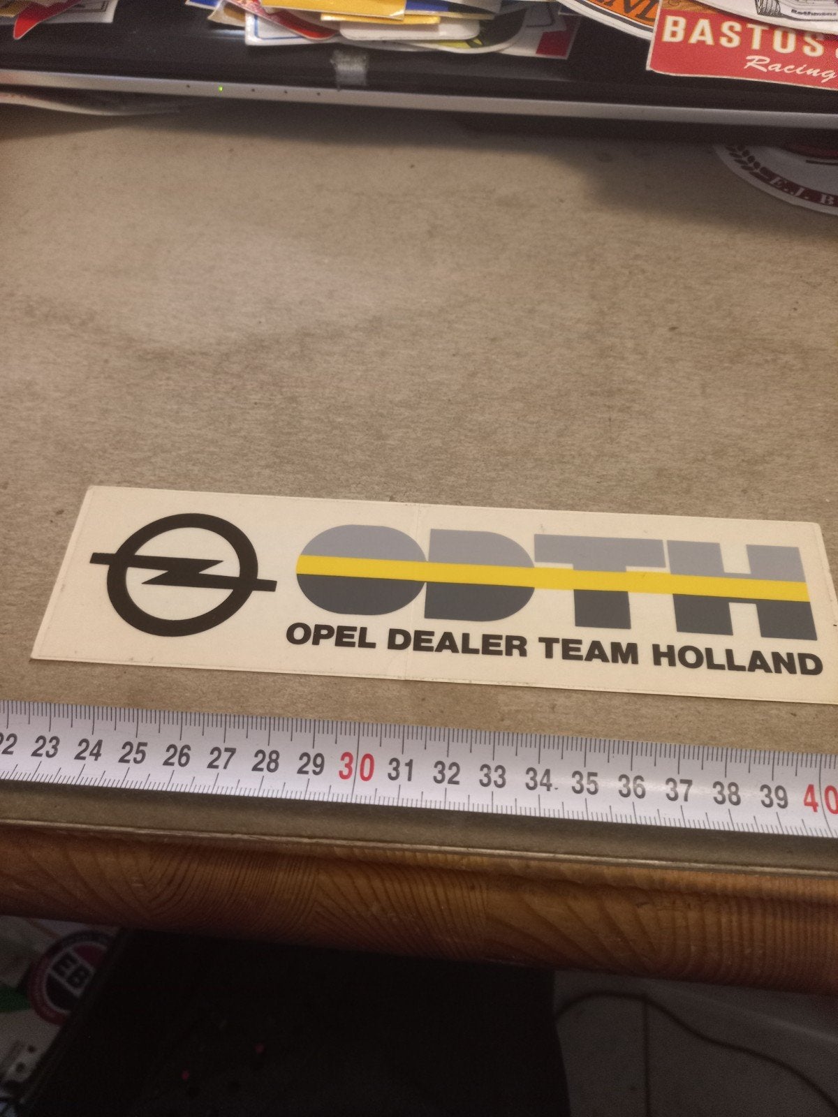 Vintage Opel Dealer Team Holland sticker, Ophalen of Verzenden