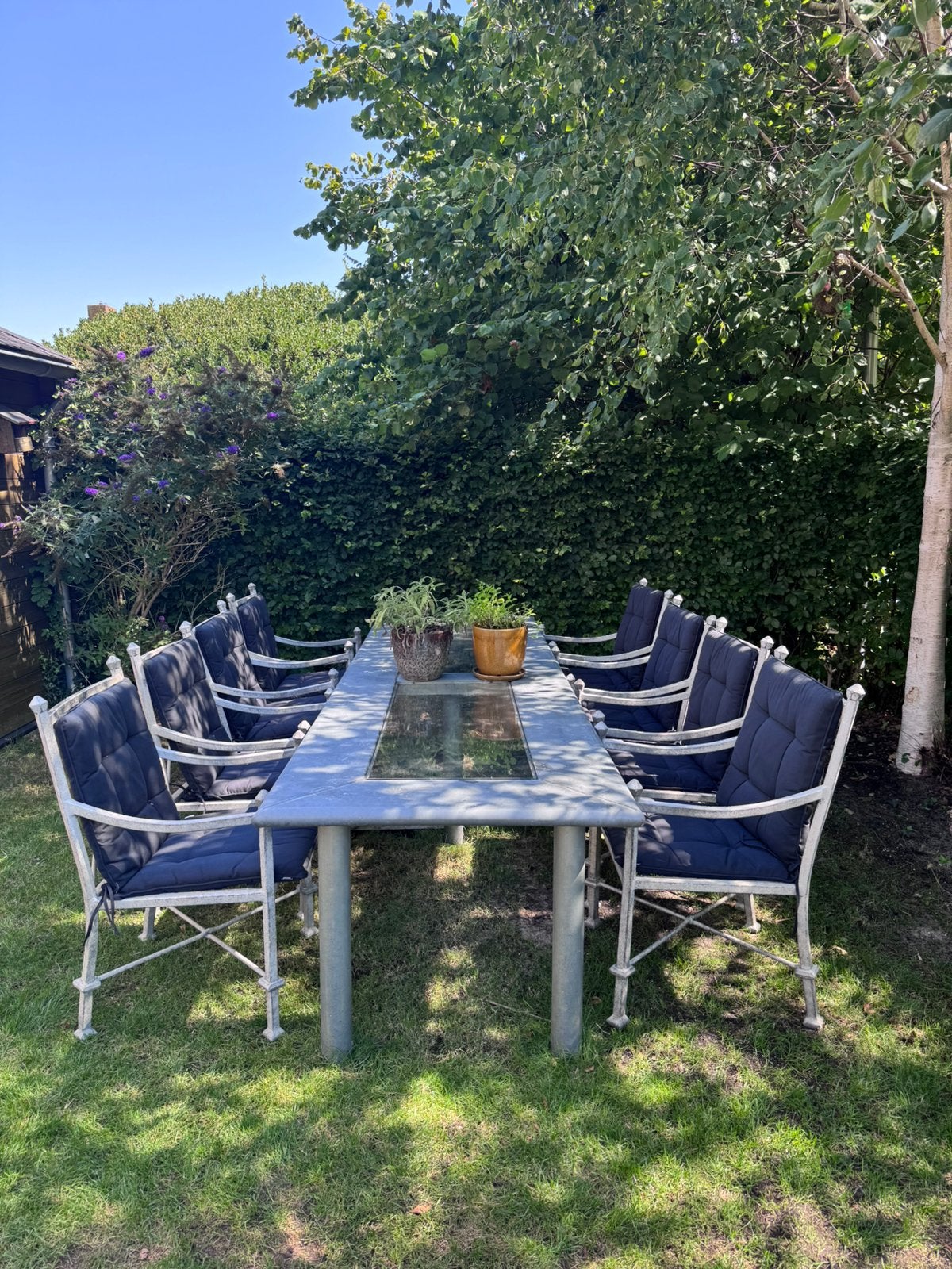 Borek Design Tuinset 8 personen, Ophalen, Overige materialen, Gebruikt, 8 zitplaatsen