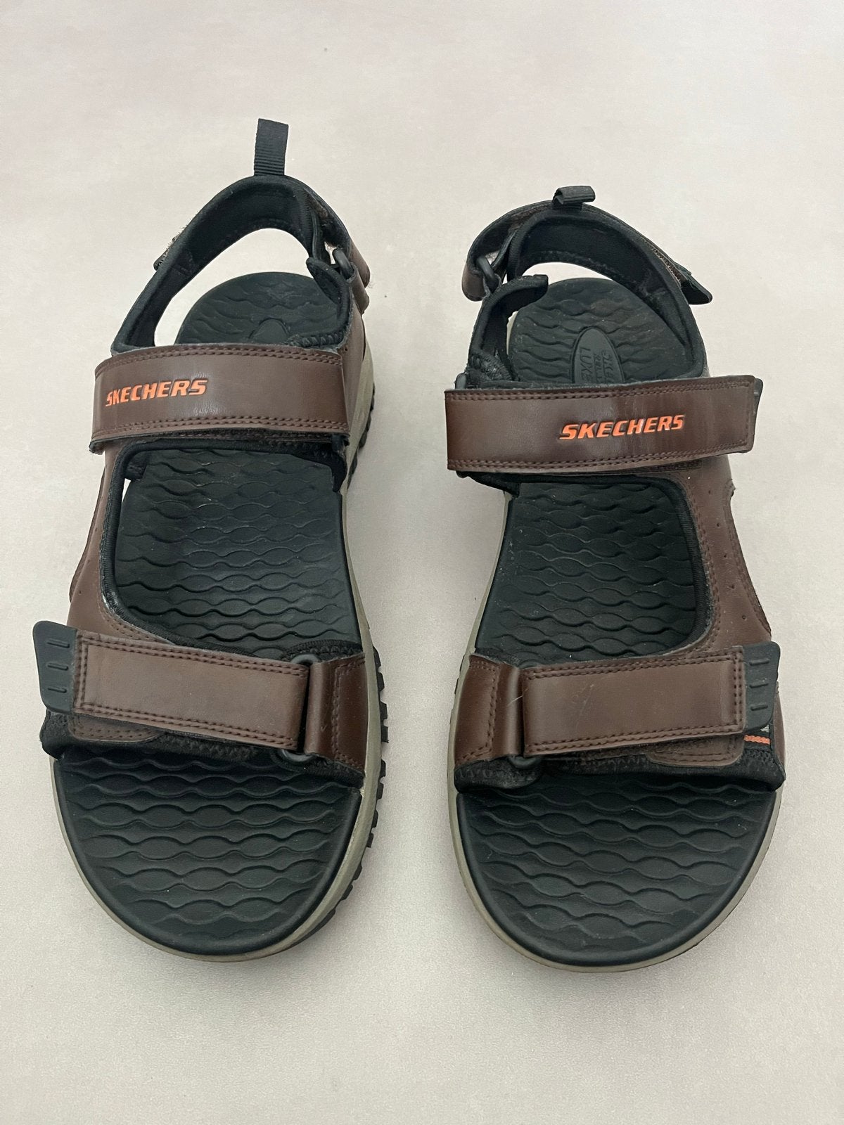 Skechers Heren Sandalen - Bruin - Maat 43, Kleding | Heren, Schoenen, Sandalen, Bruin, Ophalen of Verzenden, Zo goed als nieuw