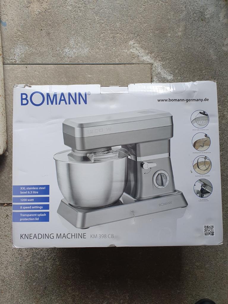 Te koop BOMANN KM398CB Kneedmachine Broodmachine Nieuw!!, 4 liter of meer, Ophalen of Verzenden, Nieuw, 3 snelheden of meer